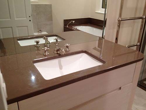 Rénovation complète de marbre dans une salle de bain à Marseille